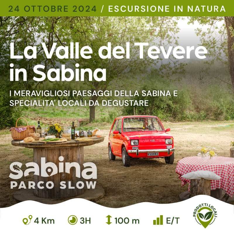 Escursione La Valle del Tevere in Sabina 24 ottobre