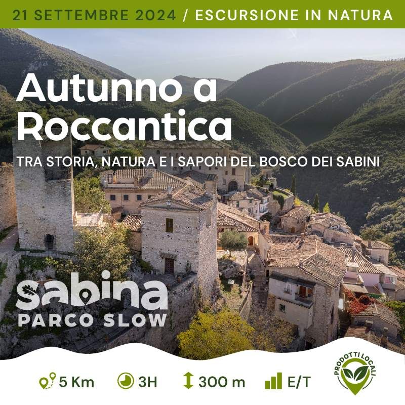 escursione Autunno a Roccantica 21 settembre 2024